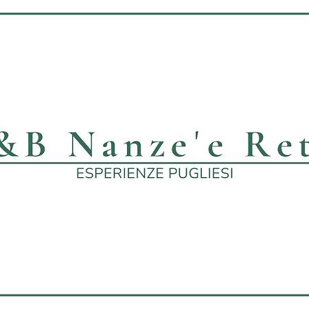 B&B Nanze' E Rete' - Esperienze Pugliesi Carosino Eksteriør billede